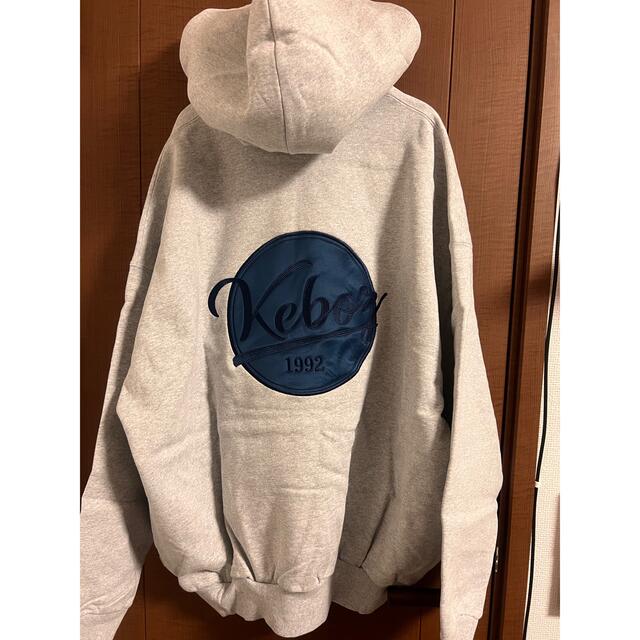 コムドットゆうた着用 KEBOZ 2TONE HALF ZIP SWEAT