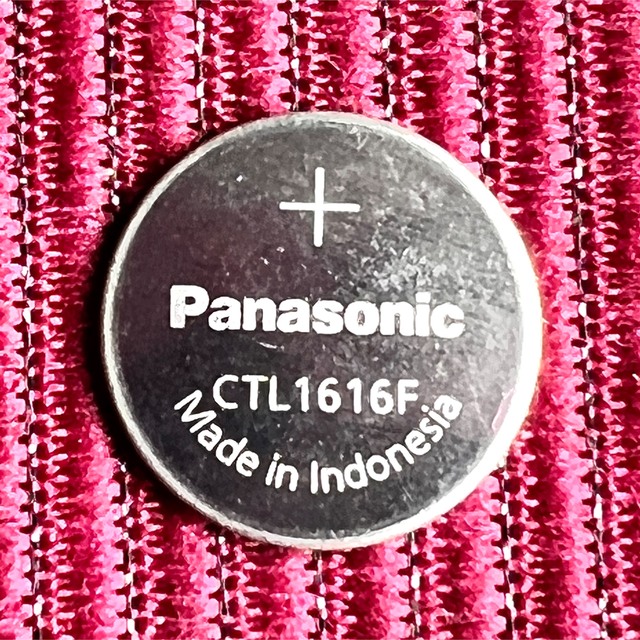 Panasonic(パナソニック)の2個　パナソニック 二次電池 CTL1616 カシオに メンズの時計(腕時計(デジタル))の商品写真