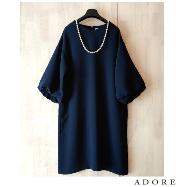 ADORE - 幻 美品 定価4.3万円 ADORE ジョーゼットワンピース 入園 入学式の通販 by りり's shop｜アドーアならラクマ