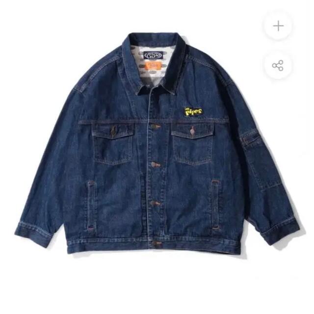 コムドットゆうた着用❗️LEE PIPES×KEBOZ DENIM JACKET