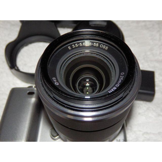 ❤️新品級★充電器付❤️NEX-5D★ダブルレンズキット動作品★パンケーキレンズ