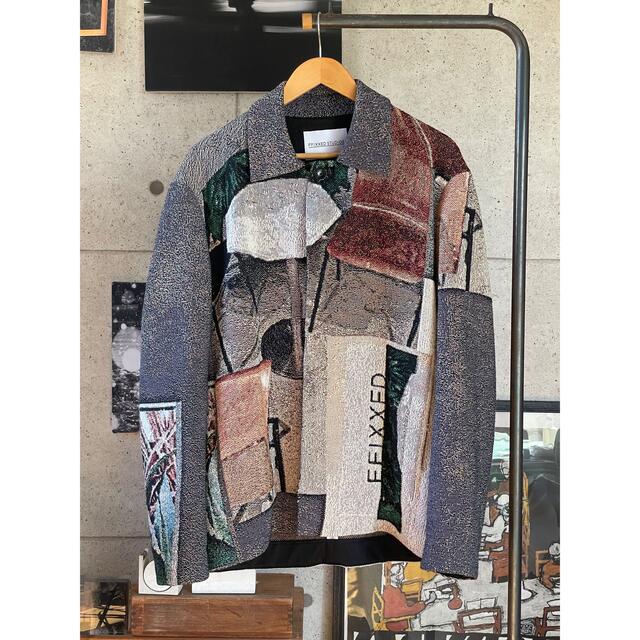 17ss FFIXXED STUDIOS Weave Jacket ゴブラン 当季大流行 22540円引き