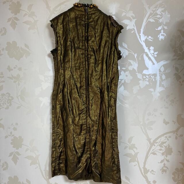 ランバン LANVIN ビジュー ビーズ ワンピース ドレス アルベール