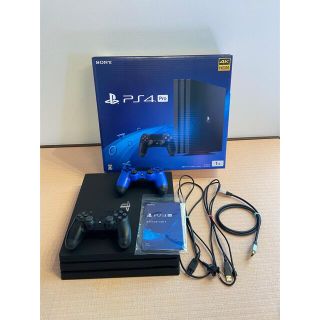 プレイステーション4(PlayStation4)の【中古】SONY PlayStation4 Pro  CUH-7200BB01(家庭用ゲーム機本体)