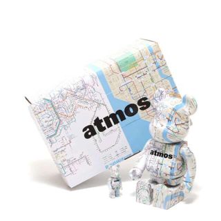 メディコムトイ(MEDICOM TOY)のatmos ベアブリック be@rbrick ベアブリック 100% 400%(キャラクターグッズ)