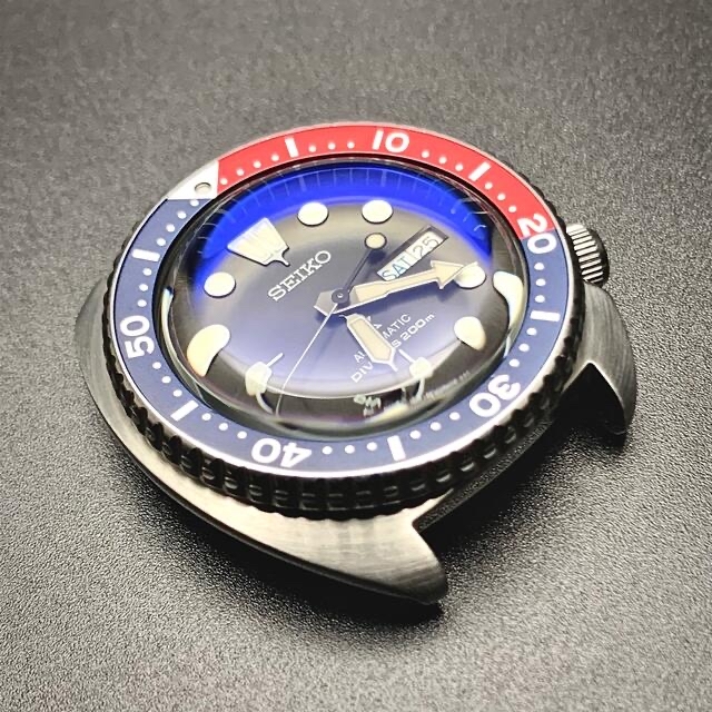 SEIKO(セイコー)のSEIKO SRP SRPB タートル サムライ 等用 風防 トップハット BL メンズの時計(腕時計(アナログ))の商品写真