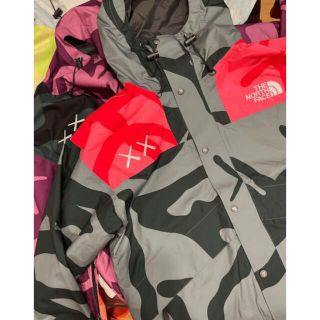 ザノースフェイス(THE NORTH FACE)のthe north face×kaws Green×Red(マウンテンパーカー)