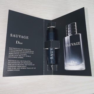 ディオール(Dior)のDior SAUVAGE 香水 サンプル 1ml(香水(男性用))