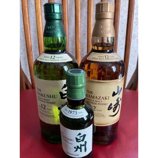 サントリー(サントリー)の【ほしの様専用】白州12年＋山崎12年＋おまけ白州180ml(ウイスキー)