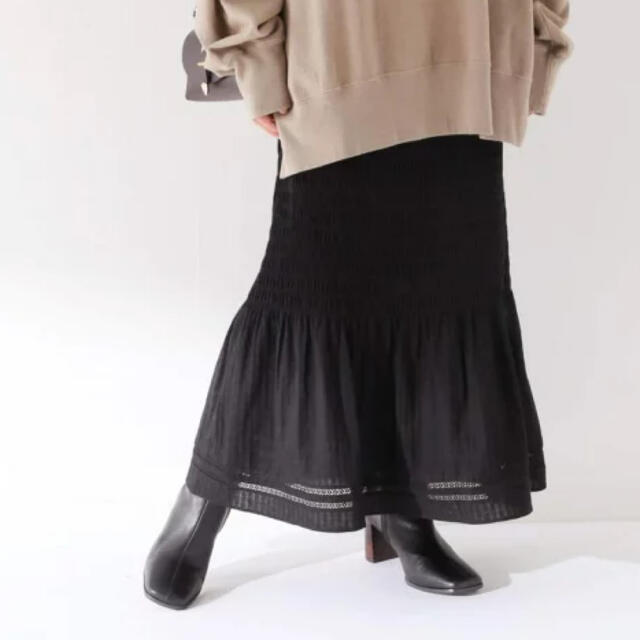 SLOBE IENA(スローブイエナ)のslobe iena シャーリングマーメイドスカート レディースのスカート(ロングスカート)の商品写真
