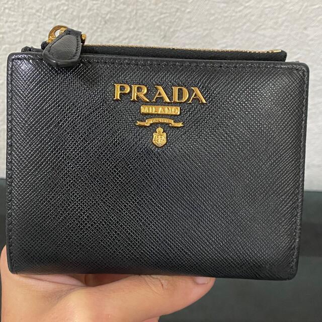 PRADA - PRADA プラダ1ML023 サフィアーノミニウォレット 二つ折り財布