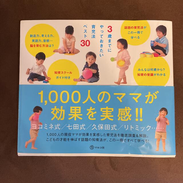 ３歳までにやっておきたい育児法ベスト３０ 子どもの才能を伸ばす話題の知育法が一冊 エンタメ/ホビーの本(住まい/暮らし/子育て)の商品写真