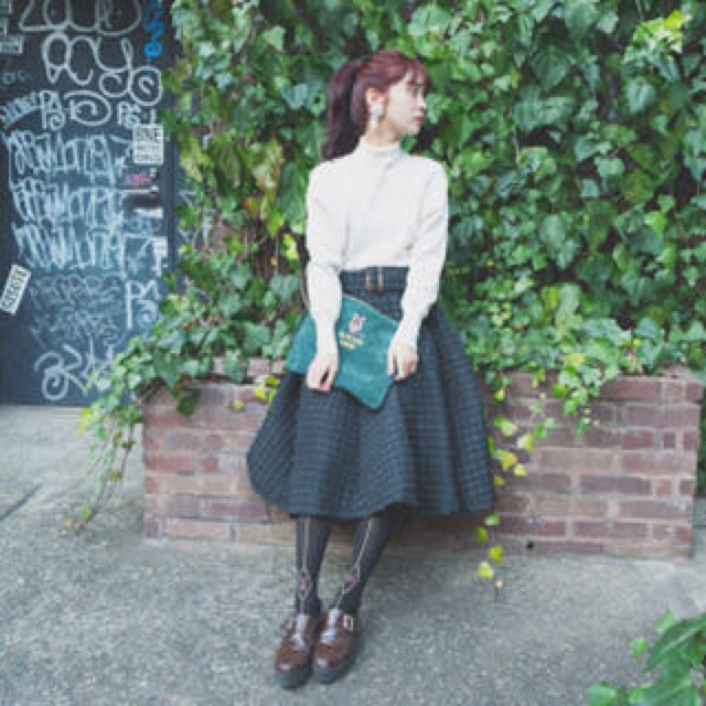 Grimoire(グリモワール)のGrimoire♡キルトスカート レディースのスカート(ひざ丈スカート)の商品写真