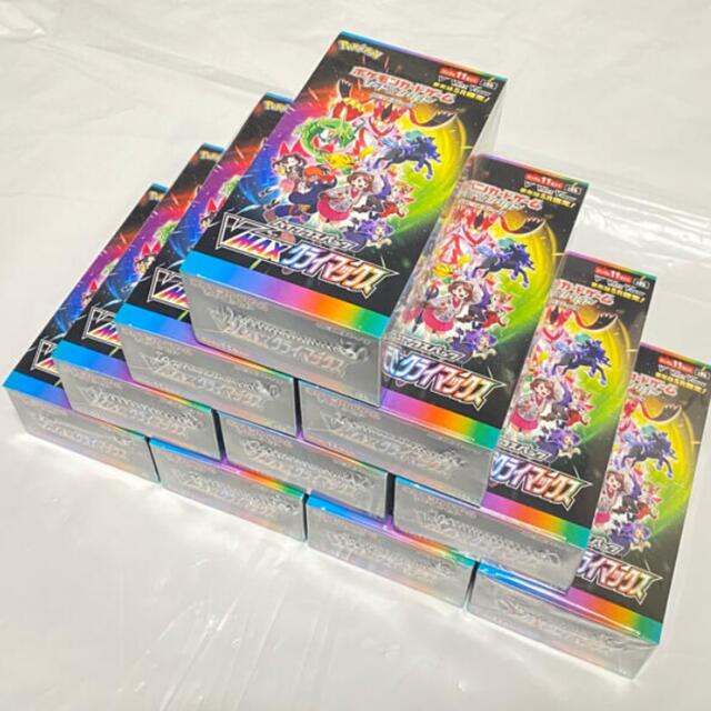新しいコレクション ポケモン - シュリンク付き VMAXクライマックス 10BOX Box/デッキ/パック