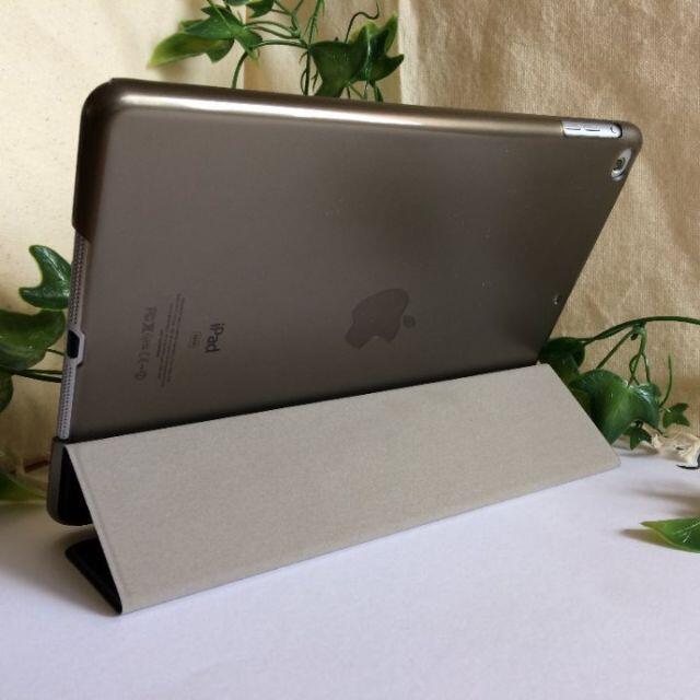 薄型軽量 iPad 6世代/5世代/Air/Air2 ブラック スマートケース スマホ/家電/カメラのスマホアクセサリー(iPadケース)の商品写真