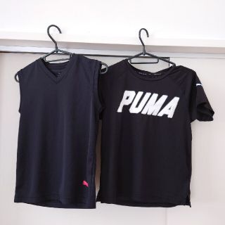 プーマ(PUMA)のプーマ　Tシャツ/ノースリーブ　２枚セット　140(Tシャツ/カットソー)