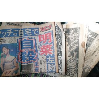 中森明菜 新聞(アイドルグッズ)