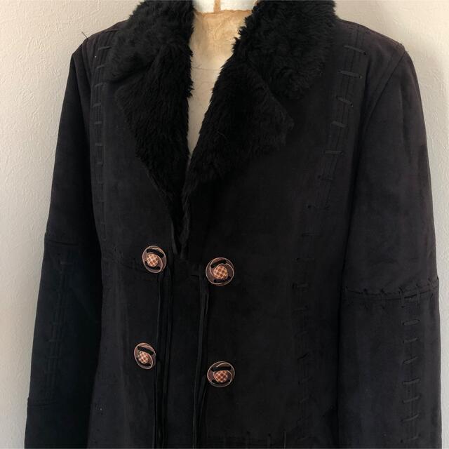 vintage mouton coat レディースのジャケット/アウター(ムートンコート)の商品写真