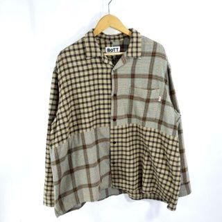 BoTT BOX FLANNEL SHIRT ボット ボックス フランネルシャツ(シャツ)