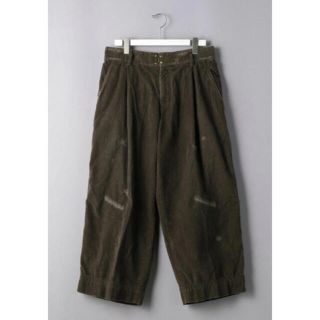 カラー(kolor)の【即購入可】kolor DAMAGED CORDUROY WIDEPANT 茶1(その他)