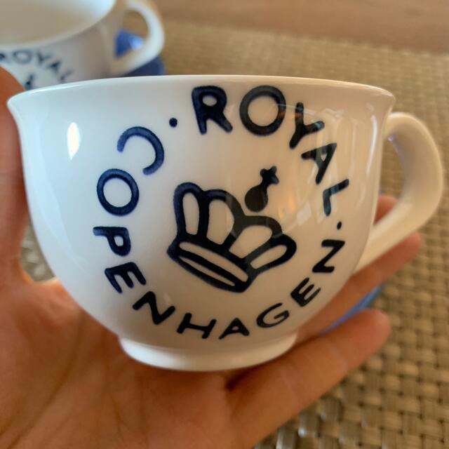 ROYAL COPENHAGEN(ロイヤルコペンハーゲン)のRoyal Copenhagen☆カップ&ソーサー2個セット インテリア/住まい/日用品のキッチン/食器(グラス/カップ)の商品写真