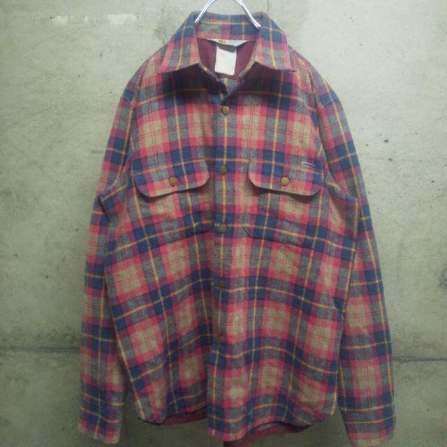 シャツ90s carhatt / カーハート チェック シャツ 平織 sample品