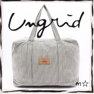 アングリッド(Ungrid)の【新品】ungrid デニムボストンバッグ(ボストンバッグ)