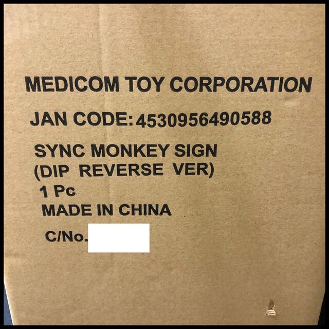 MEDICOM TOY(メディコムトイ)のSync. MONKEY SIGN（DRIP REVERSE Ver.） エンタメ/ホビーのフィギュア(その他)の商品写真