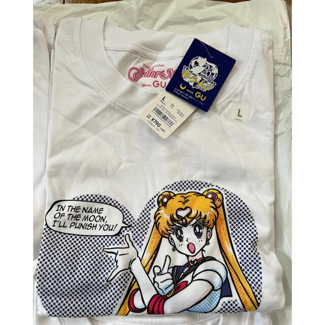 GU(ジーユー)の【送料込】『美少女戦士セーラームーンmeets GU』Ｔシャツ　4点セット レディースのトップス(Tシャツ(半袖/袖なし))の商品写真