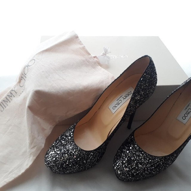 Sale☆Jimmy Choo グリッターパンプス-