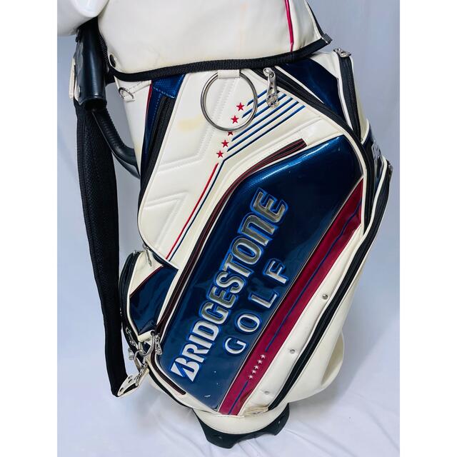 BRIDGESTONE(ブリヂストン)のブリヂストン キャディバック CBG601 ツアーモデル スポーツ/アウトドアのゴルフ(バッグ)の商品写真