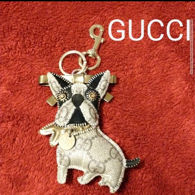 GUCCI】 グッチョリ レロイ キーホルダー フレンチブルドック LEROY 最