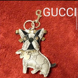 グッチ(Gucci)の【GUCCI】 グッチョリ レロイ キーホルダー フレンチブルドック　LEROY(チャーム)