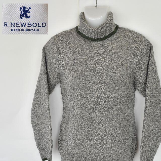 R.NEWBOLD(アールニューボールド)の【R.NEWBOLD】 美品 アールニューボールド グレーハイネックセーター M メンズのトップス(ニット/セーター)の商品写真