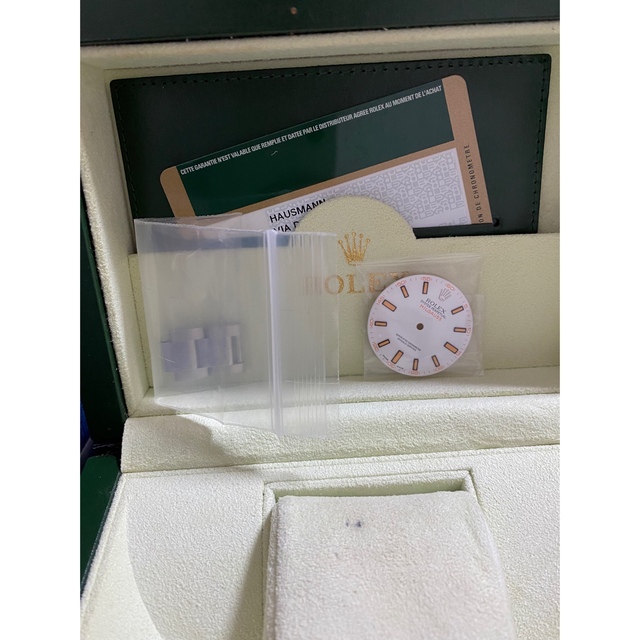 ROLEX(ロレックス)のロレックス  ミルガウス116400白文字盤付属 メンズの時計(腕時計(アナログ))の商品写真