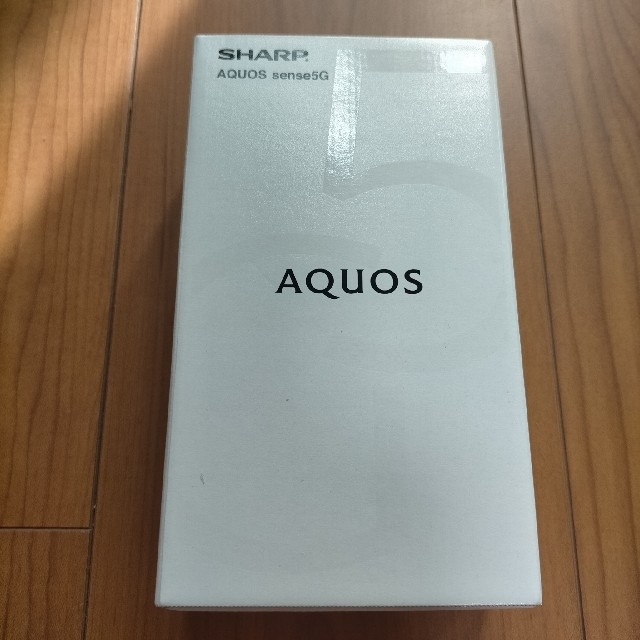 SHARP SIMフリースマホ AQUOS sense5G ブラック