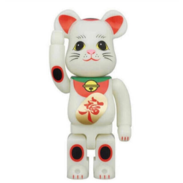 BE@RBRICK 招き猫 蓄光 福入 400% 100% セット ベアブリック 【人気