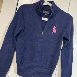 ポロラルフローレン(POLO RALPH LAUREN)のラルフローレン　150 ニットカーディガン　ジップ(カーディガン)