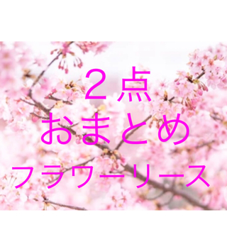 耳型オレガノブッシュ 桜バージョン グリーンリース 春リース(リース)