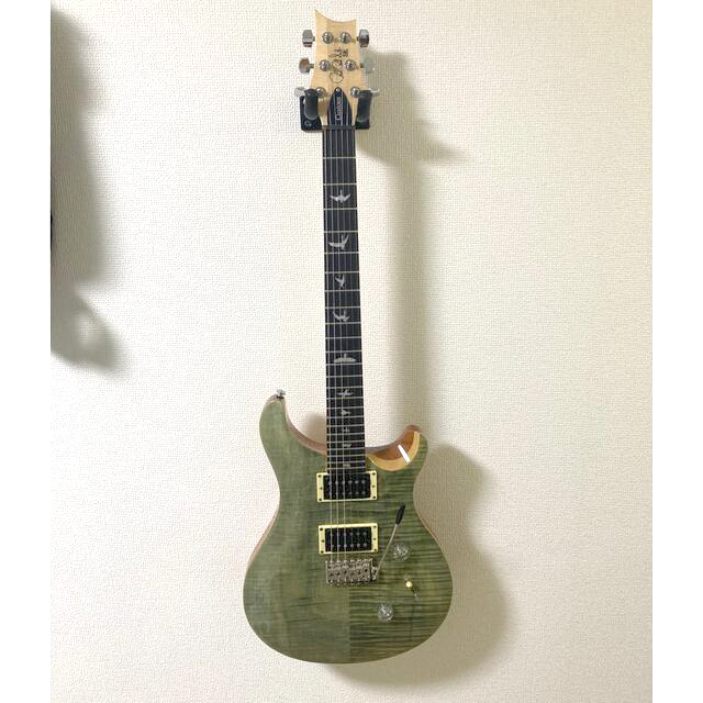 美品！ PRS SE custom24　ライトグリーンキルト　純正ケース付