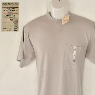 【無印良品】 美品 タグ付き インド綿 二重編み ビッグTシャツ 4XS～3XS(Tシャツ/カットソー(半袖/袖なし))