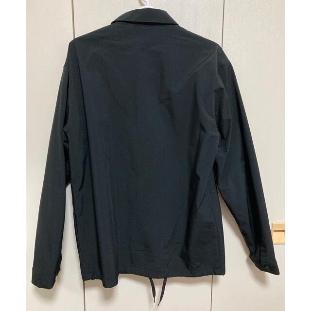 GU(ジーユー)のGU コーチジャケット 黒 Sサイズ メンズのジャケット/アウター(ナイロンジャケット)の商品写真