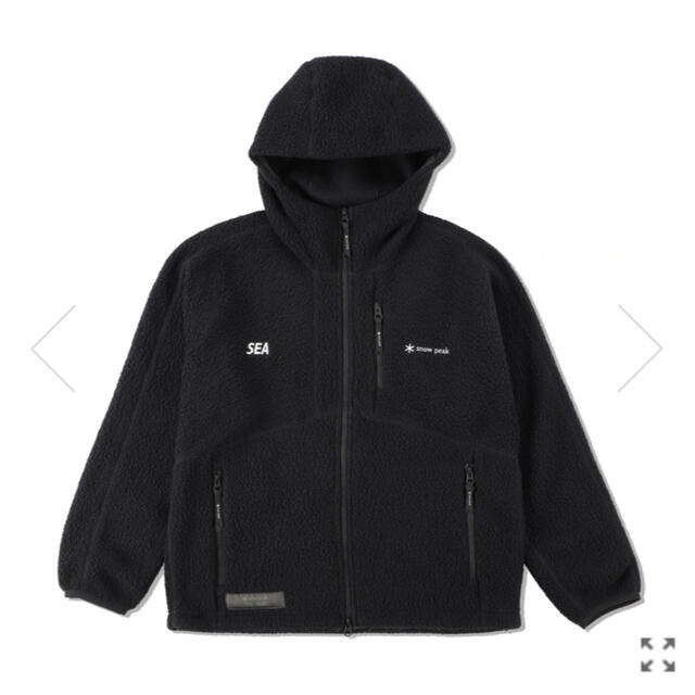 SNOW PEAK wind and sea FLEECE JACKET M