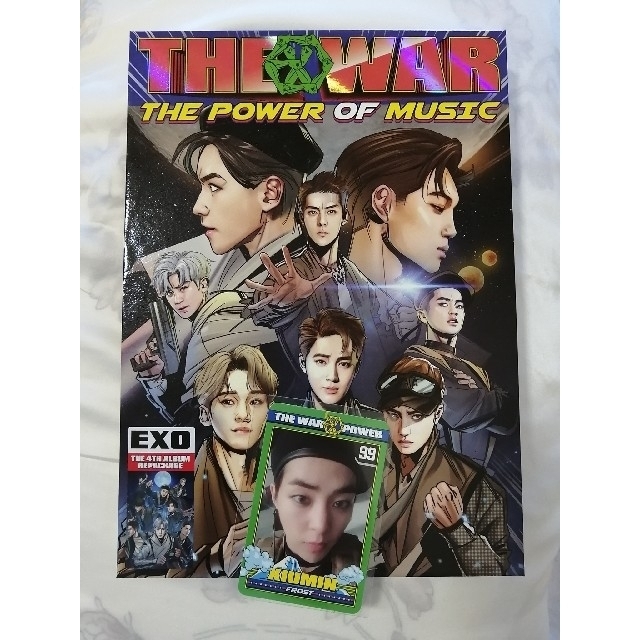 EXO(エクソ)のEXO CD The War(中国語版)★トレカ_シウミン エンタメ/ホビーのCD(K-POP/アジア)の商品写真