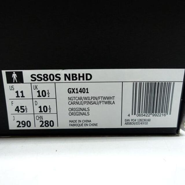 NEIGHBORHOOD 21aw ADIDAS SS80S NBHDスニーカー