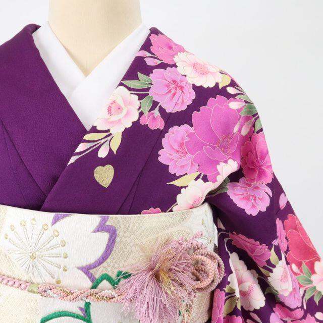 振袖*長尺 袷着物 豪華しだれ桜模様 濃淡紫色 舞台衣装にも 振袖*長尺 袷着物 豪華しだれ桜模様 濃淡紫色 舞台衣装にも