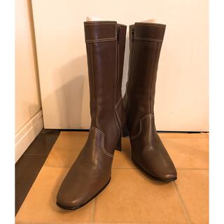 BARCLAY - 新品　BARCLAYバークレーのミドル丈ブーツ（茶色）