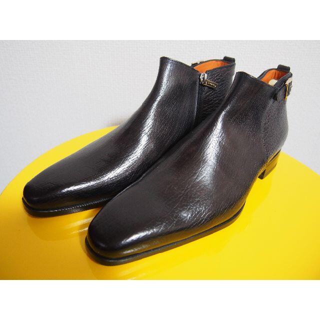 Santoni(サントーニ)の【新品】Santoni サントーニ　サメ革　黒系　 サイズ7 メンズの靴/シューズ(ブーツ)の商品写真