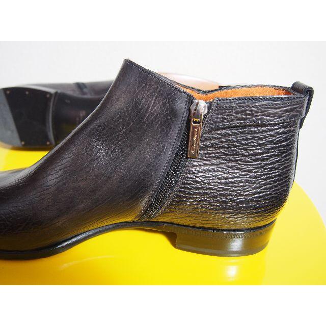 Santoni(サントーニ)の【新品】Santoni サントーニ　サメ革　黒系　 サイズ7 メンズの靴/シューズ(ブーツ)の商品写真