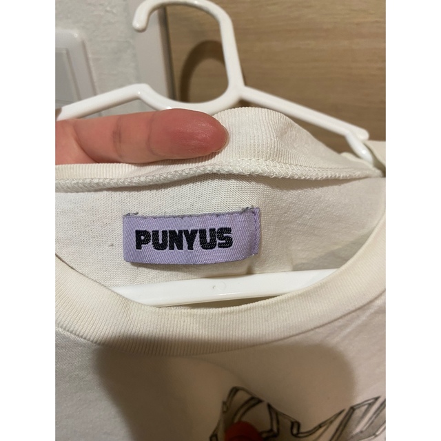 PUNYUS(プニュズ)のPUNYUS ポリスレディースTシャツ ホワイト レディースのトップス(Tシャツ(半袖/袖なし))の商品写真